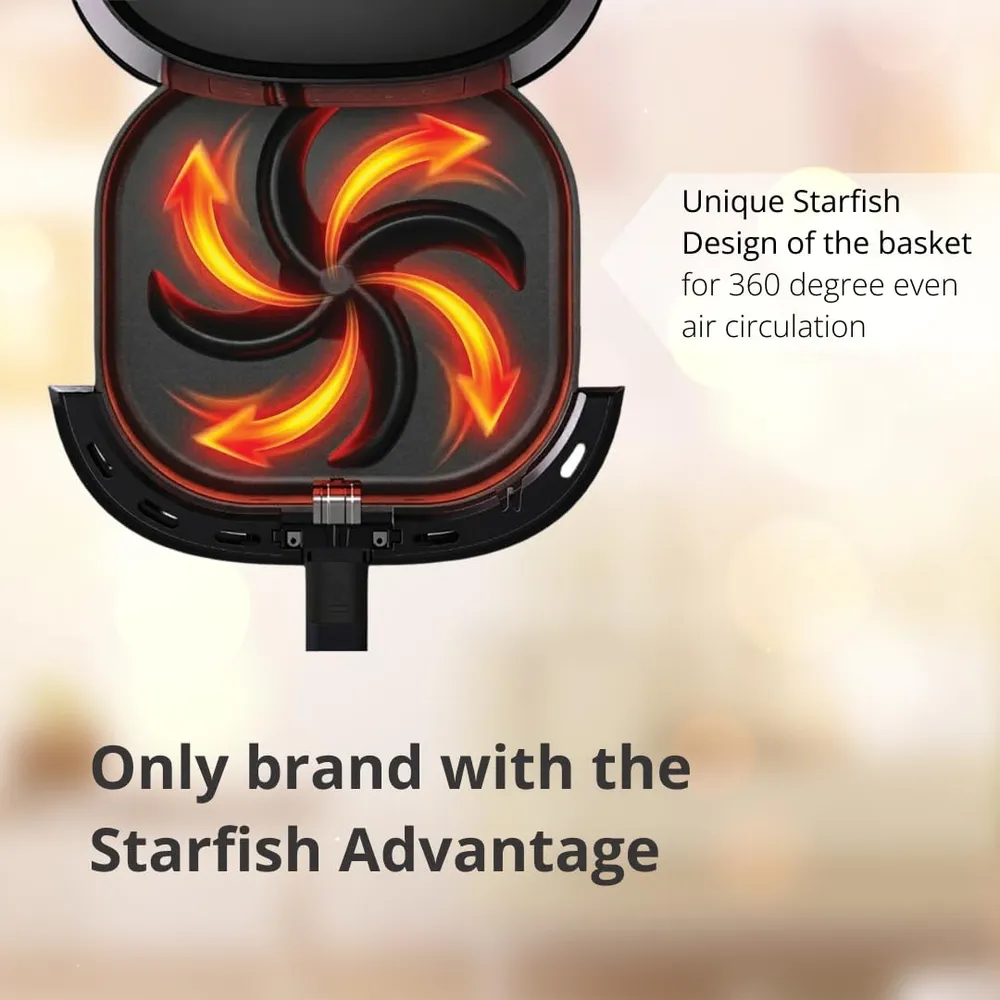 PHILIPS Air Fryer NA120/00, 4.2 Litre, Large