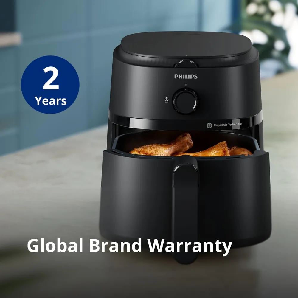 PHILIPS Air Fryer NA120/00, 4.2 Litre, Large