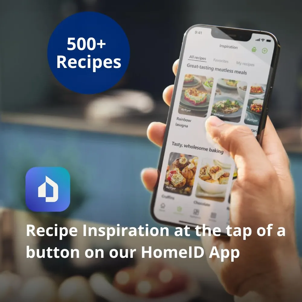PHILIPS Air Fryer NA120/00, 4.2 Litre, Large