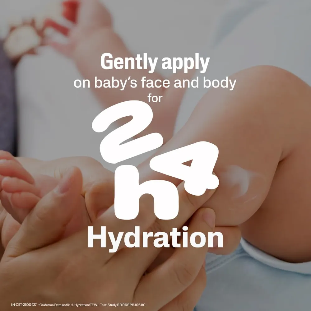 Cetaphil Baby Daily Lotion, Suitable for baby’s delicate skin, Shea Butter and Vit E, Dermatologist Tested and Pediatrician Recommended, 400 ml