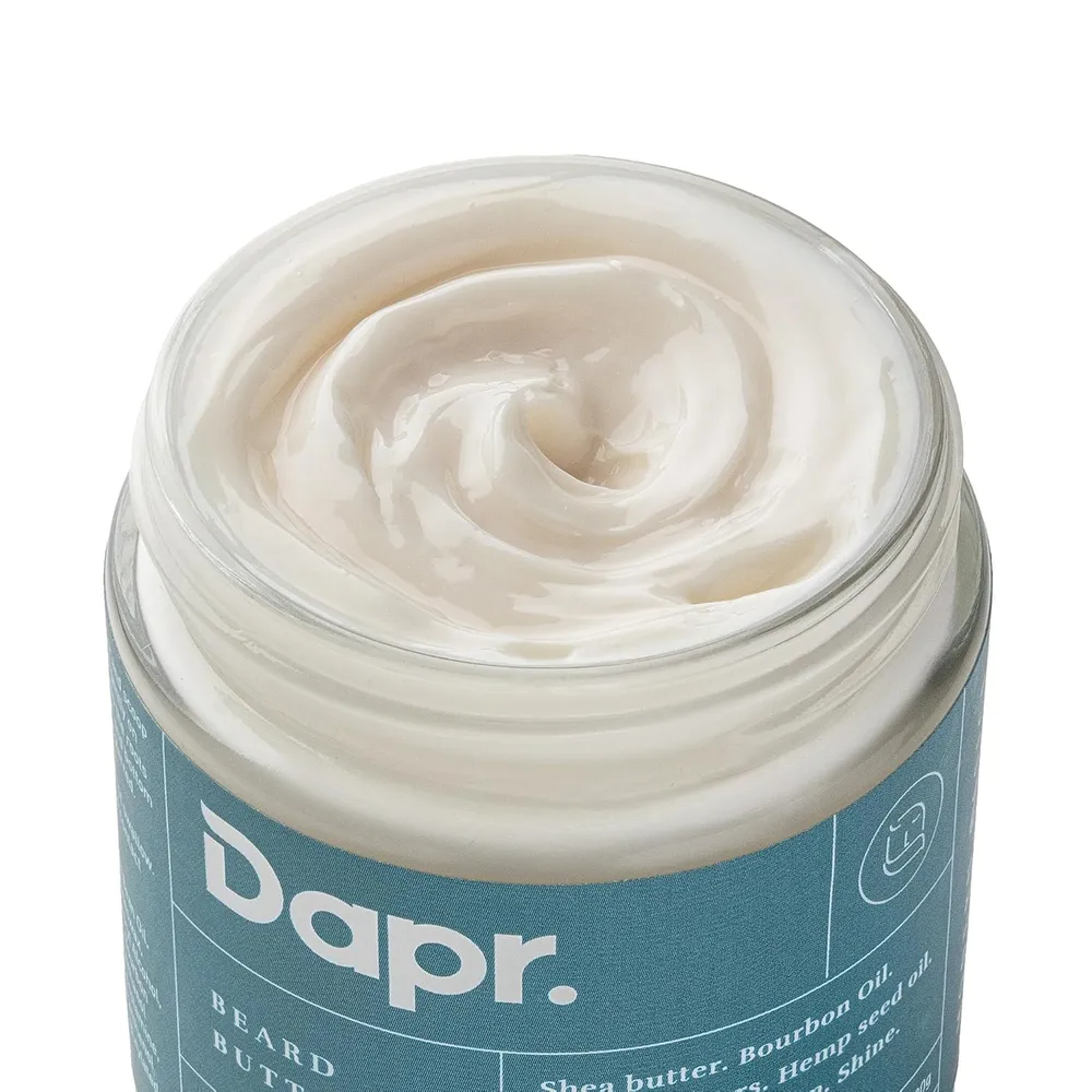 Dapr. Beard Butter (100 grams) |Hydrating and Nourishing with Shea Butter, Bourbon Oil, Orange Bitters & Hemp Seed oil for Softer & Smoother Beard|