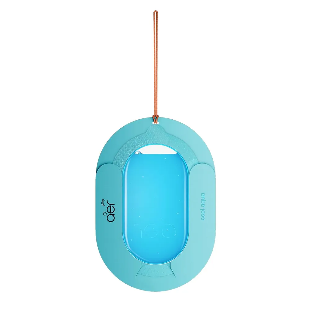 Godrej aer O Hanging Car Air Freshener Gel | Car Accessories | Cool Aqua (7.5G)