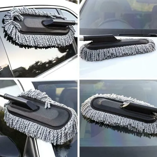 Verivue Mirrors 7 PCS Car Cleaning Kit with 3-in-1 Mini Vacuum Cleaner, Microfiber Cloth,Big Duster,Car Cleaning Sprey,Wheel Brush,AC Vent Brush&Interior Dust Brush,for velar,Truck