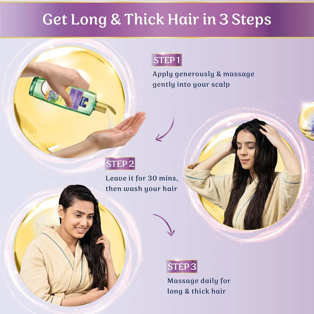 Parachute Advansed Rosemary-enriched Coconut Hair Oil| Rosemary Hair Oil| Superfoods Magic| Long & Thick Hair|300 Ml