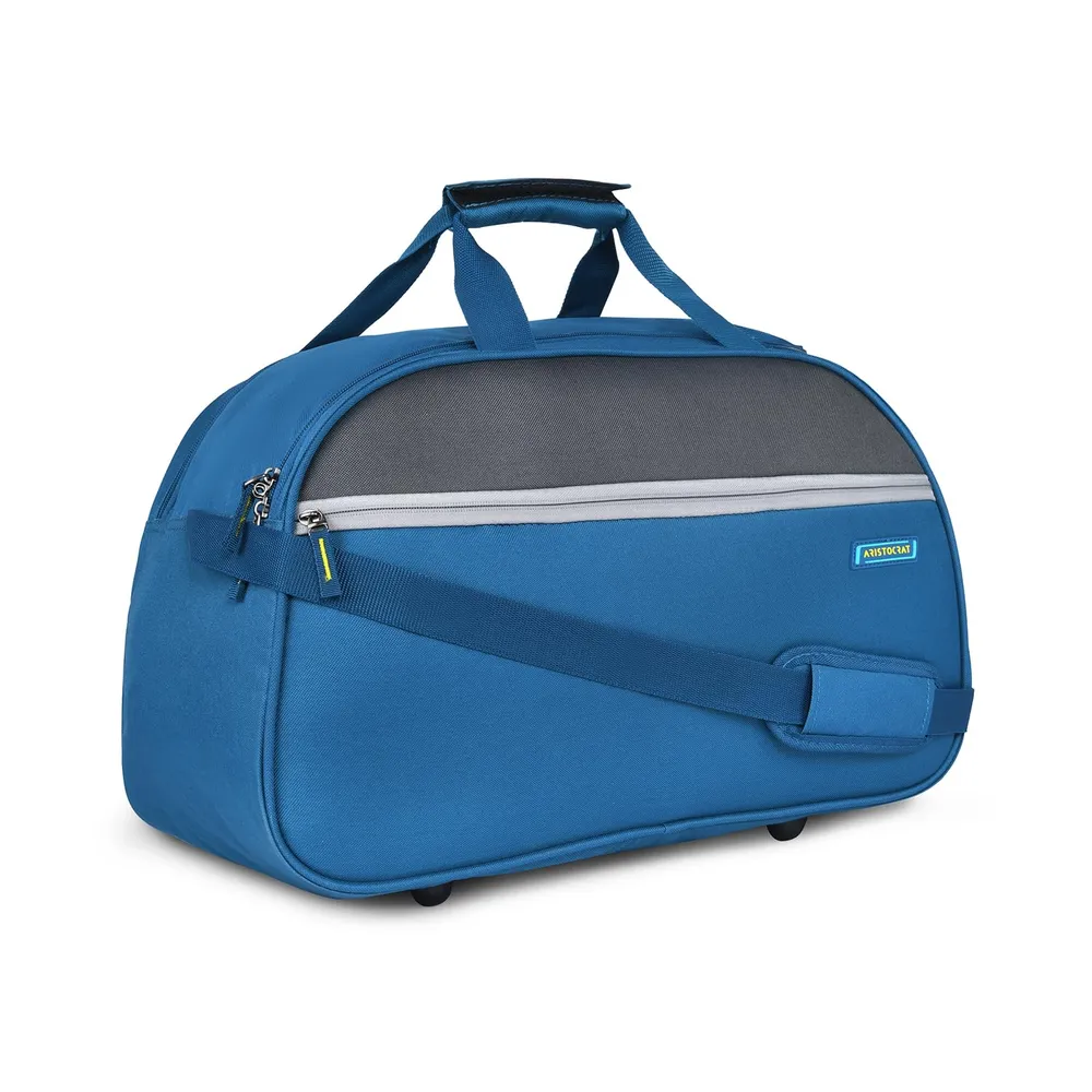 Aristocrat Enigma 52 Cm Polyester Softsided Cabin Size Duffle Bag - Blue