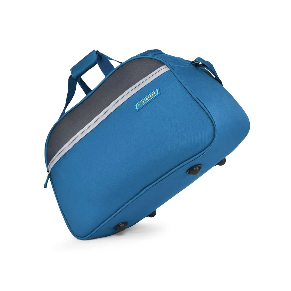 Aristocrat Enigma 52 Cm Polyester Softsided Cabin Size Duffle Bag - Blue