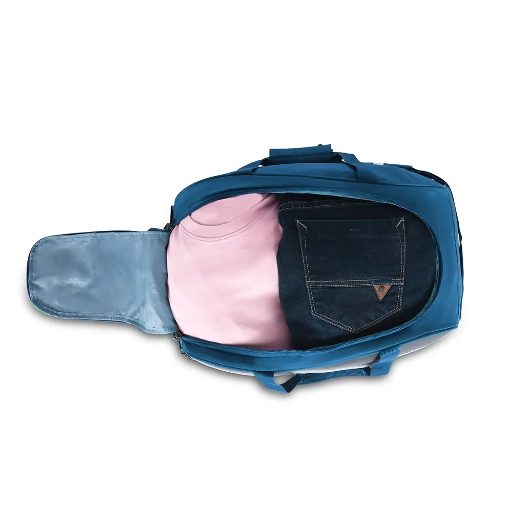 Aristocrat Enigma 52 Cm Polyester Softsided Cabin Size Duffle Bag - Blue