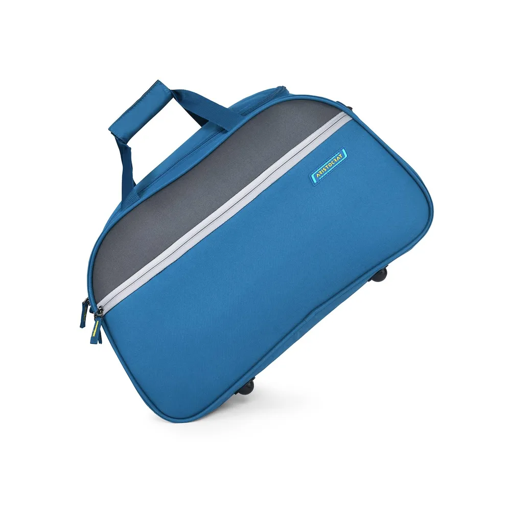 Aristocrat Enigma 52 Cm Polyester Softsided Cabin Size Duffle Bag - Blue