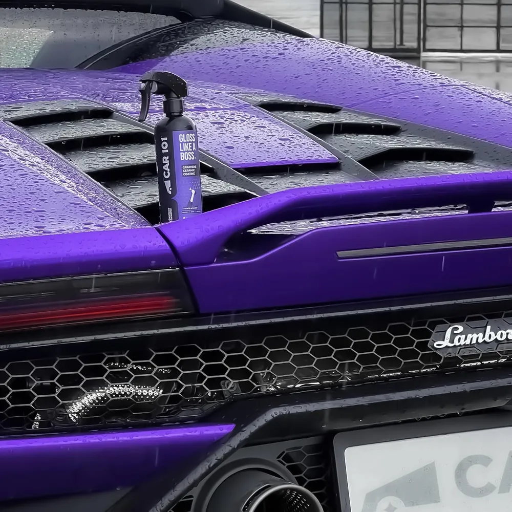 CAR101 Graphene Coating Spray - 300ml | Ceramic + Hydrophobic Finish | Advanced UV Protection | Extreme Gloss | Easy DIY Application | For Cars & Bikes,Multicolor