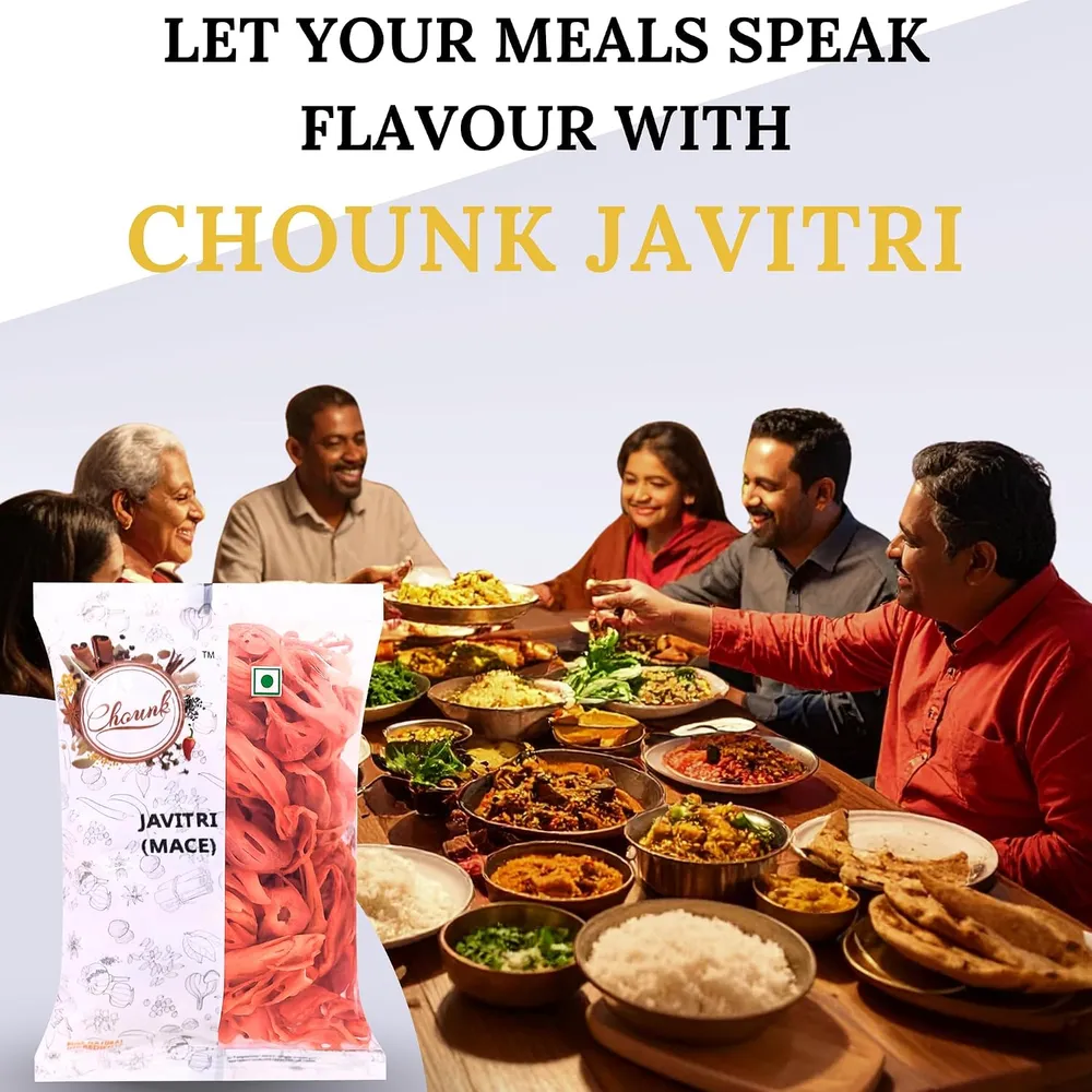 Chounk Spice Javitri 25 gm | Javitri Spices Whole | Premium Japatri - Whole Spices | Mace Indian Spice