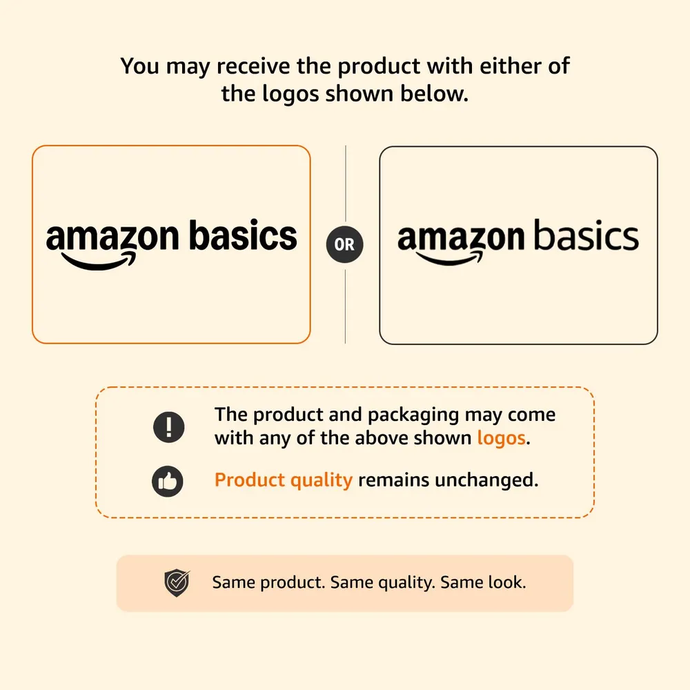 Amazon Basics Non-Stick Honeycomb Triply Stainless Steel Kadhai with Glass Lid, 24 cm - 2.7L, Fast & Even Heating, Induction & Gas Compatible