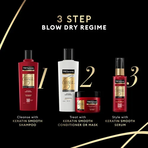 Tresemme Keratin Smooth Shampoo,With Keratin And Argan Oil For Smoother And Shinier Hair, 1 Ltr