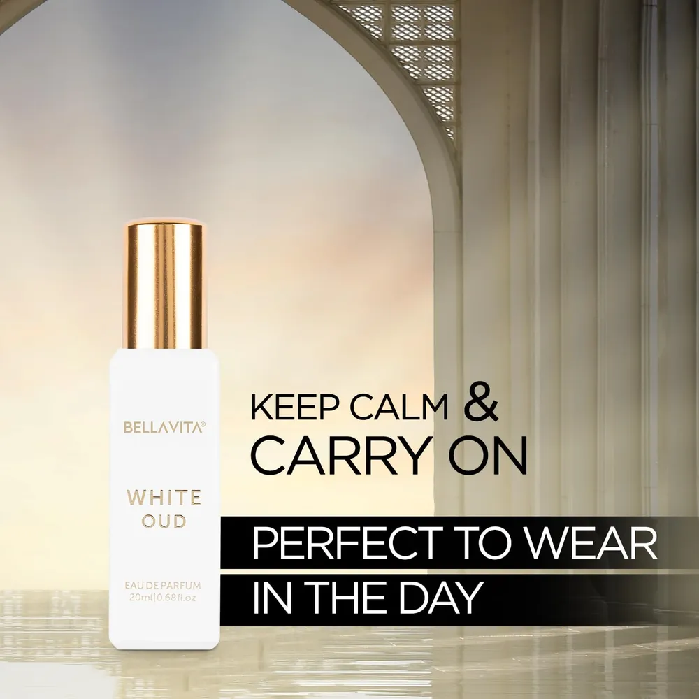 BELLAVITA CEO MAN and WHITE OUD Unisex | Long Lasting Perfume Unisex | Eau De Parfum pack of 2x20ml each | Tonka, Agarwood & Orange | Woody, Spicy & Citrus Premium Fragrance