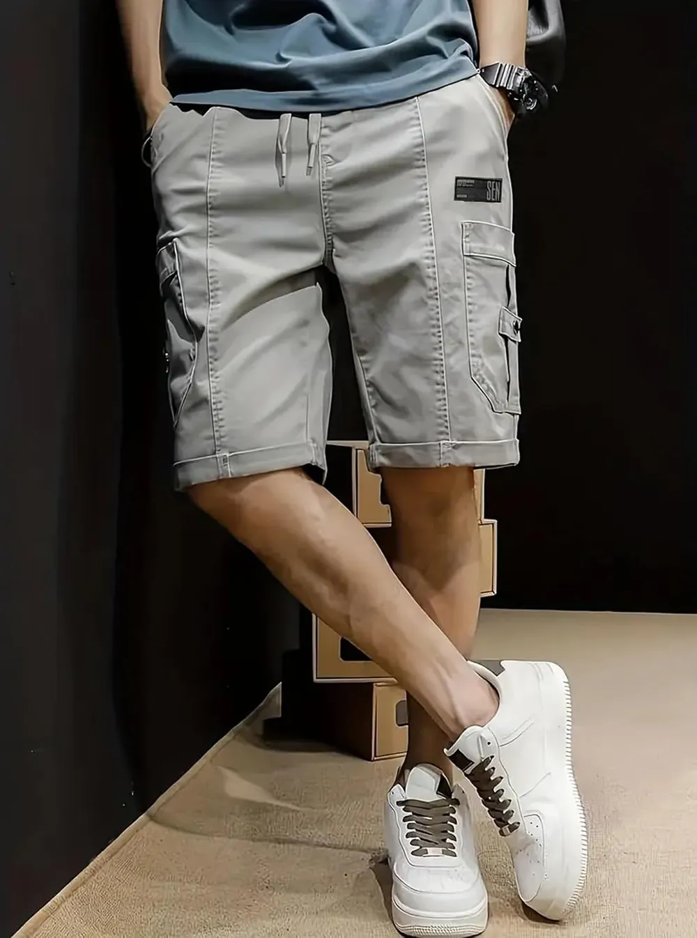 Lymio Men Shorts || Cotton Short for Men || with Pocket Style (Shorts-09-12)
