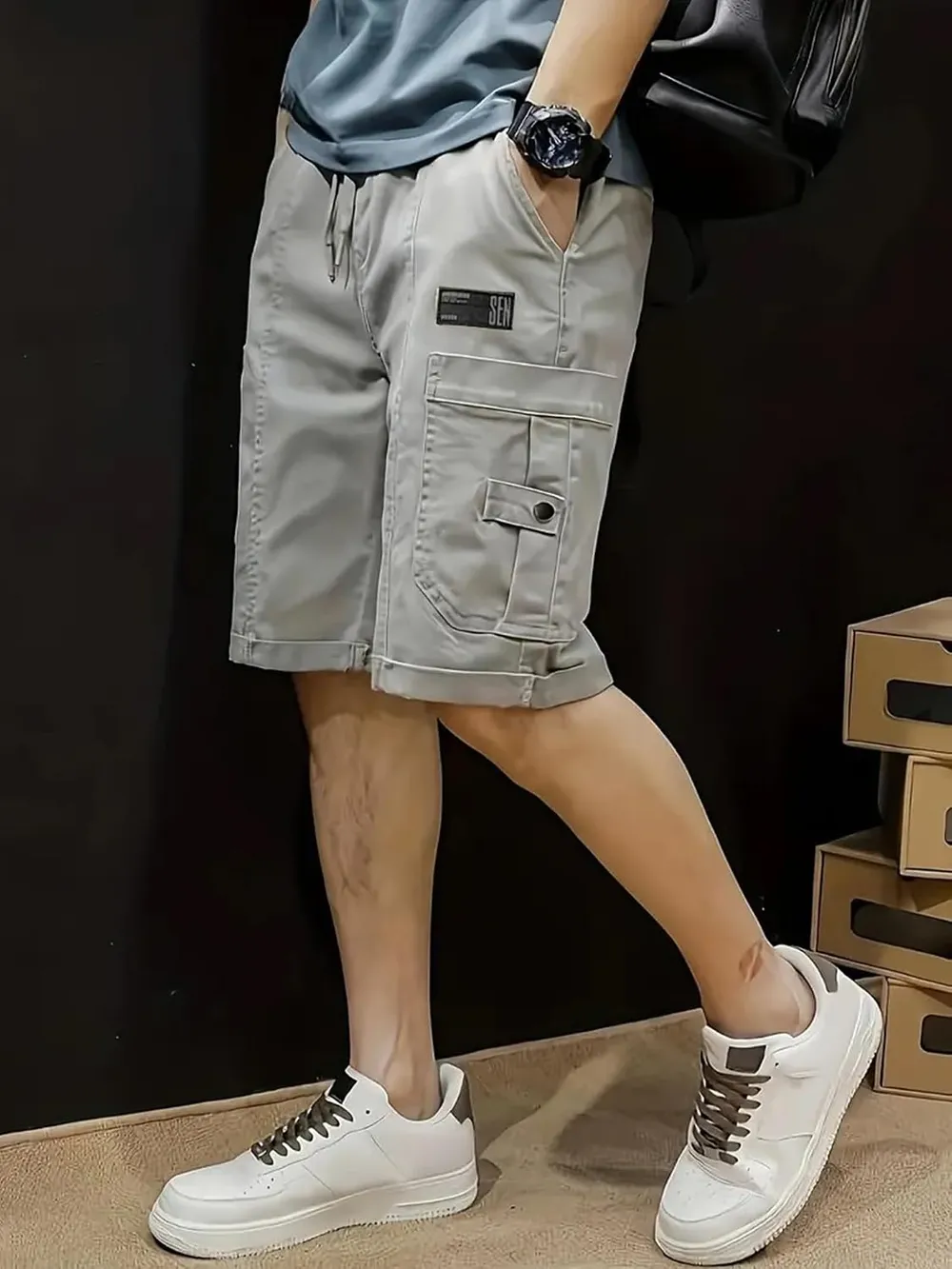 Lymio Men Shorts || Cotton Short for Men || with Pocket Style (Shorts-09-12)