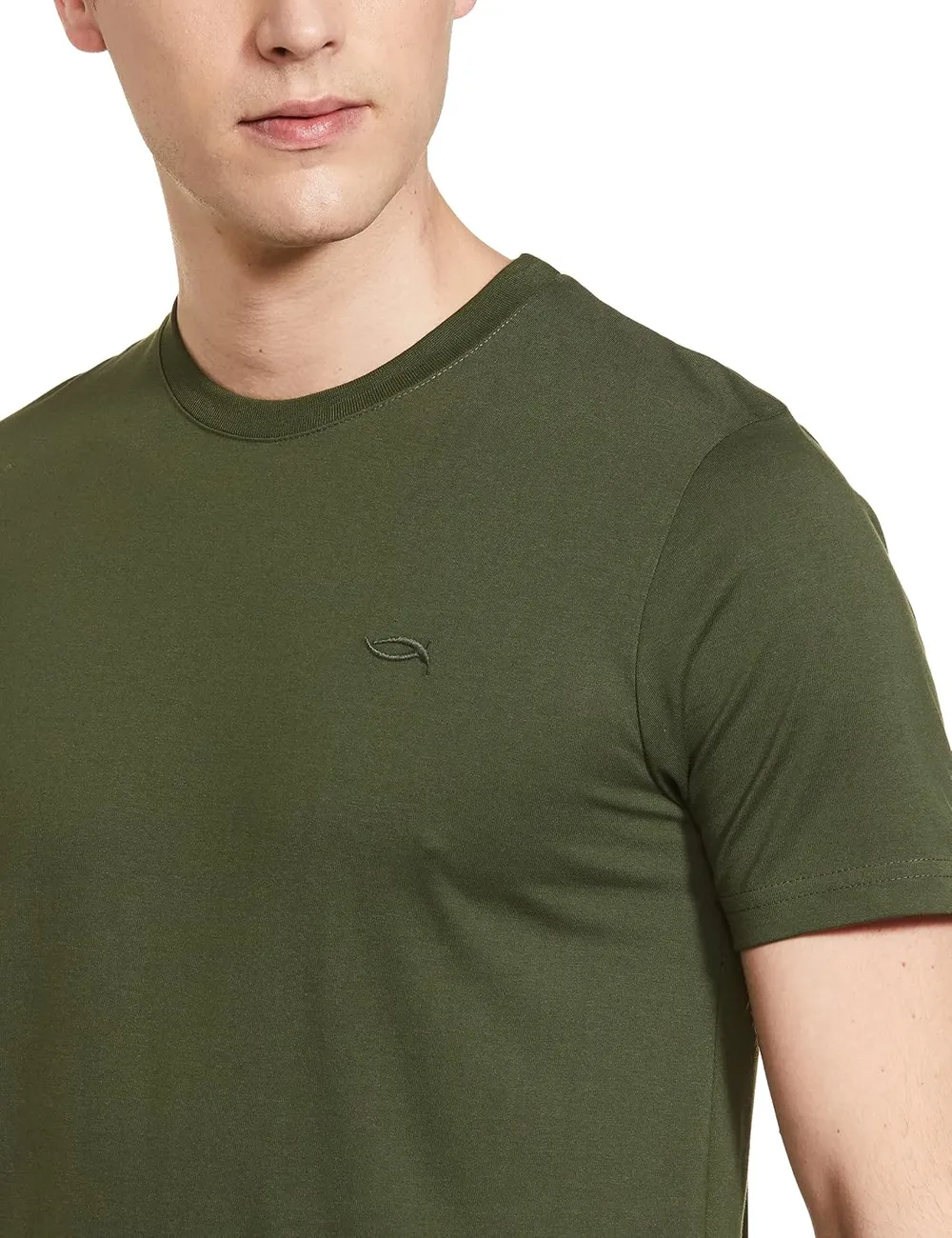 Max Men's Cotton Regular Fit Half Sleeves Crew Neck Solid Lounge T-Shirt