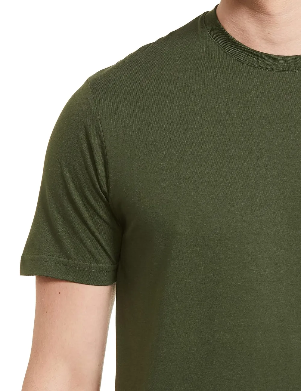 Max Men's Cotton Regular Fit Half Sleeves Crew Neck Solid Lounge T-Shirt