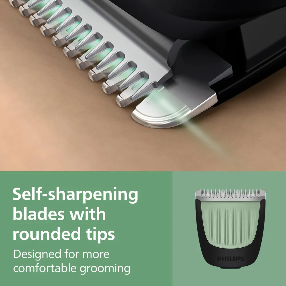 Philips India's No.1 Men's Trimmer* | One stroke beard trimming | All-in-One Grooming Kit- Face, Hair, Body | Ear/Nose attachment | Safe for Sensitive Skin | 60 mins runtime | 5yr warranty* | MG3927