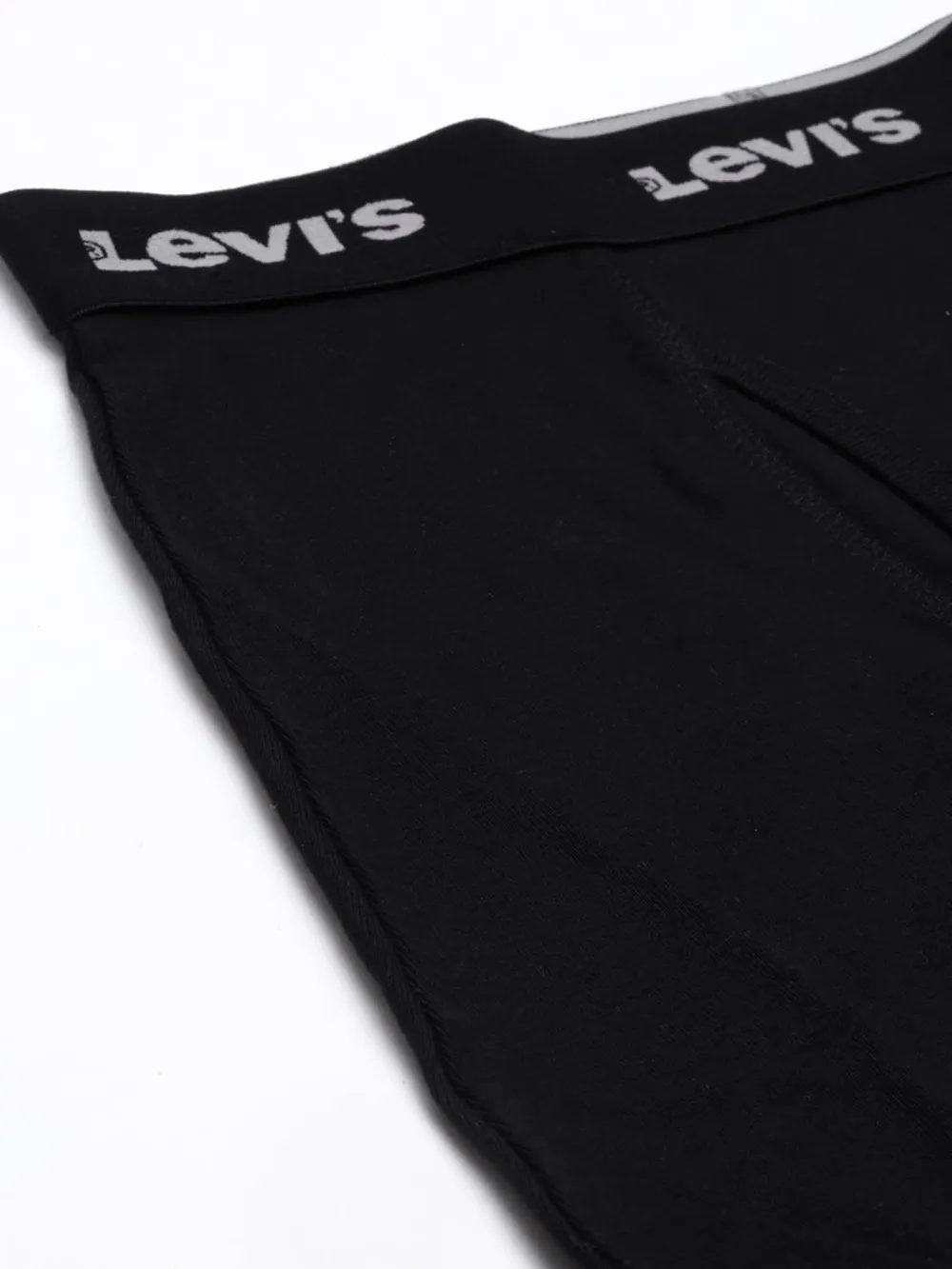 Levi's 001 Classic Boxer Brief for Men | 100% Pure Cotton | Solid | Mid-Rise Men's Underwear | Anti-Roll Waistband | Durable Comfort with Extra Supportive Gusset | Functional Fly | Pack of 2