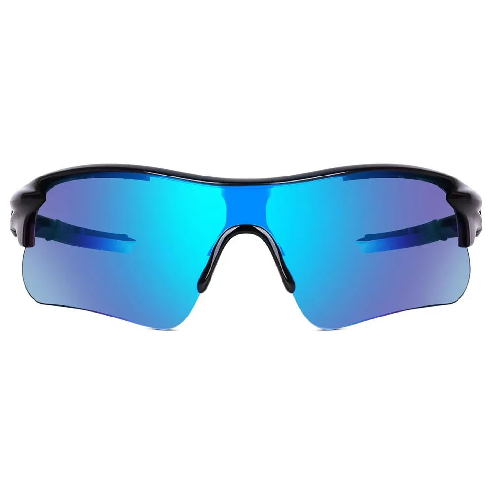 Dervin Non Polarized Oversized Sports Sunglasses for Men Women, Outdoor Cricket Cycling Hiking Fishing Sunglasses