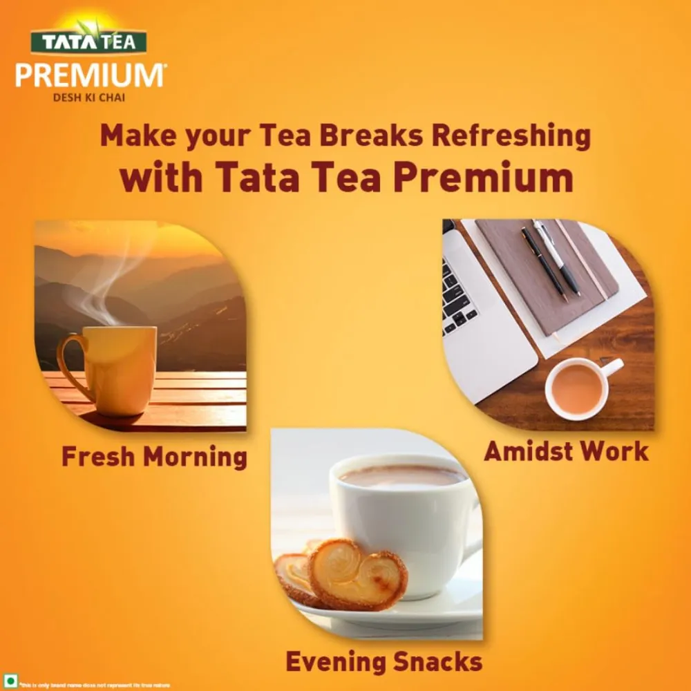 Tata Tea Premium | Desh Ki Chai | Unique Blend Crafted For Chai Lovers Across India | Black Tea | 1.5kg