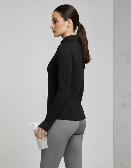 PUMP'D Women's Jacket | Slim Fit | Thumb Hole Open Sleeve | With zipper | Perfect for workout