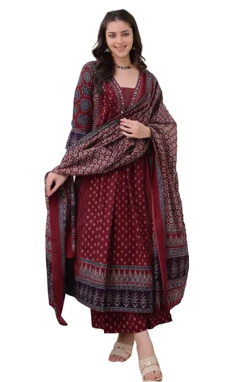 Women's Kurta and Pant with Dupatta Set